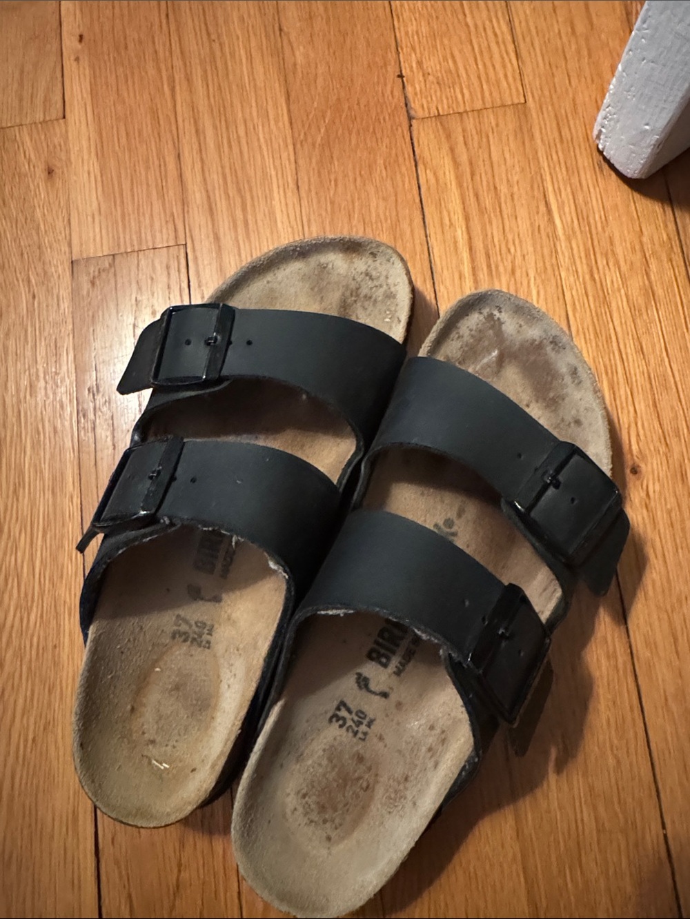 Birkenstock Black Two-Strap Women’s Slide Sandals